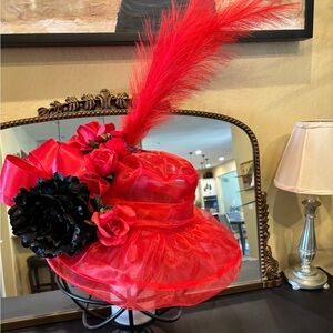 Red Kentucky Derby Hat
